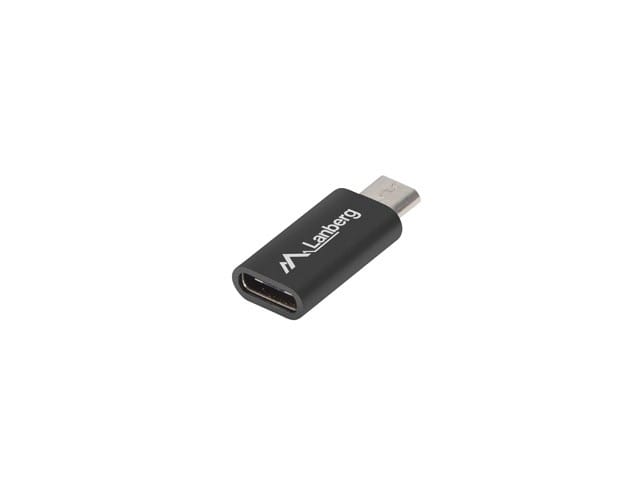 Lanberg adapter USB-C 2.0 - micro USB F/M czarny