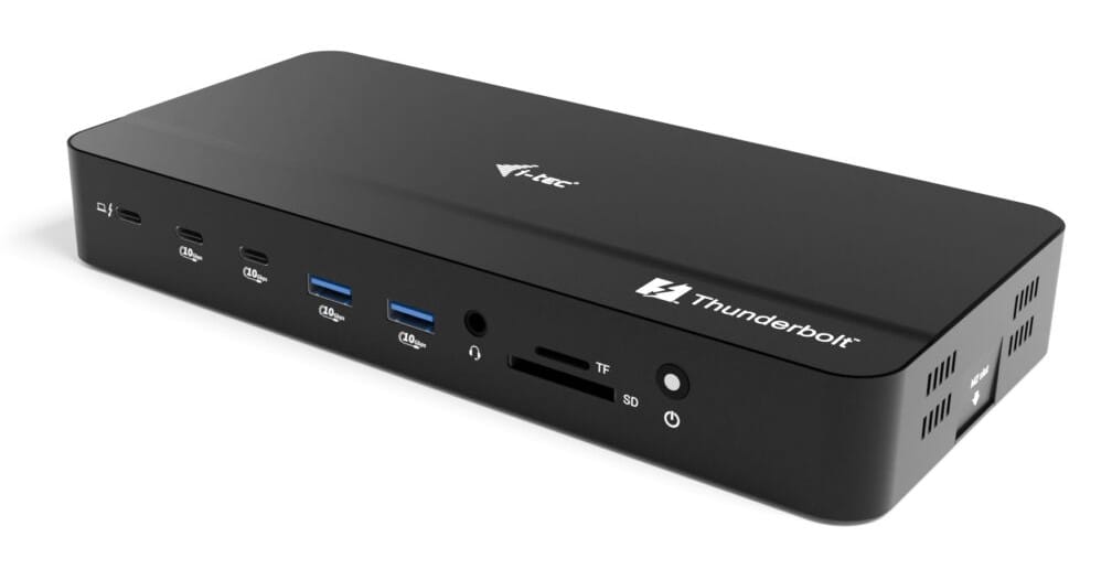 i-tec Thunderbolt 5 Triple Display Docking Station M.2 slot 6x USB 2.5 GLAN Power Delivery 140W