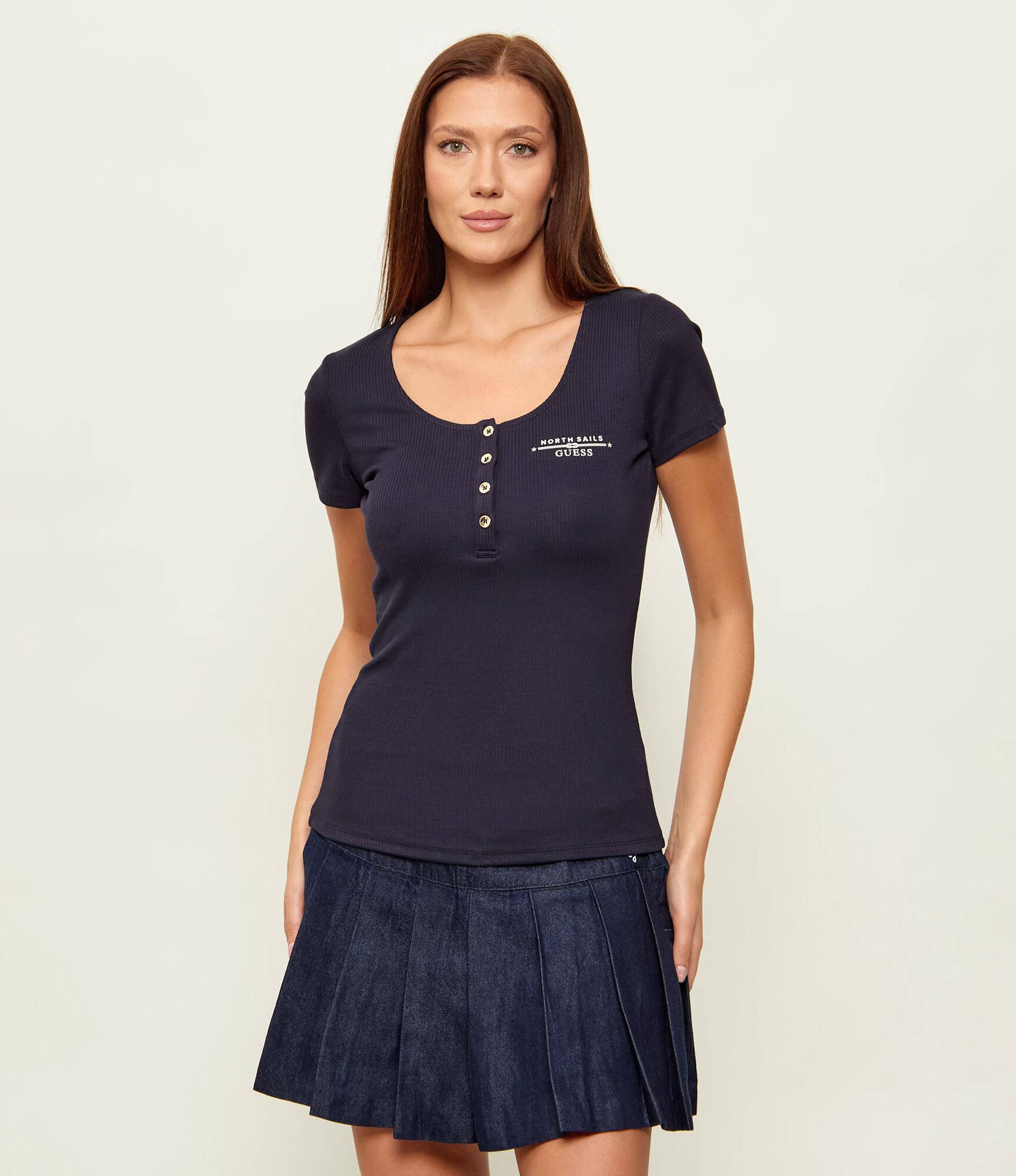 GUESS Bluzka SERAFINO GUESS X NORTH SAILS Slim Fit