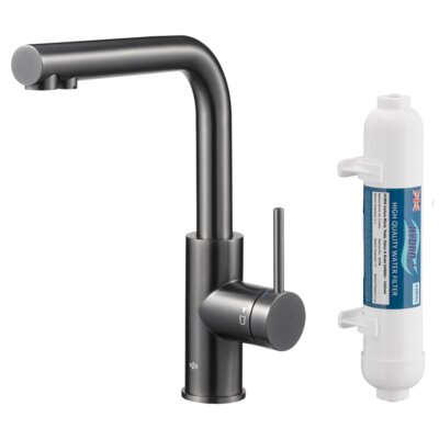 KFA Bateria kuchenna stojąca ARMATURA Duero Pure Basic z filtrem wody Szary metaliczny 6623-912-61