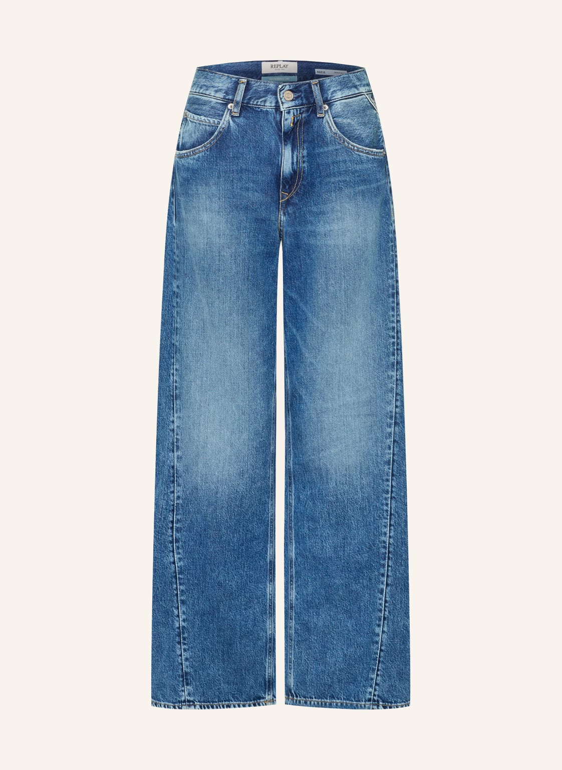 Replay Jeansy Wide Leg Narja blau