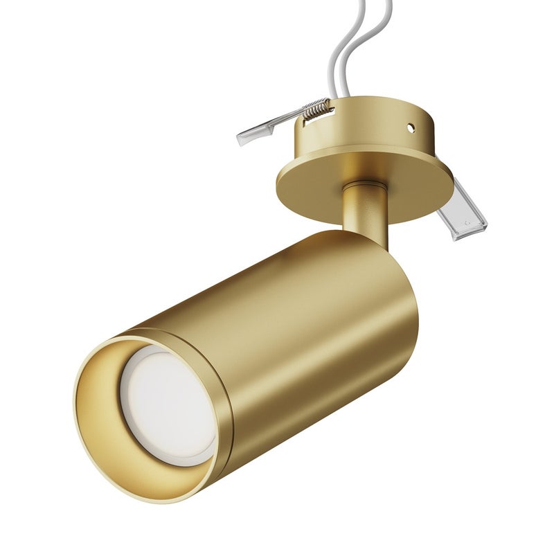 Lampa wisząca FOCUS mosiężno-złota 1 x GU10 x 50W wym: 19,2 x 6 x 13 cm Maytoni