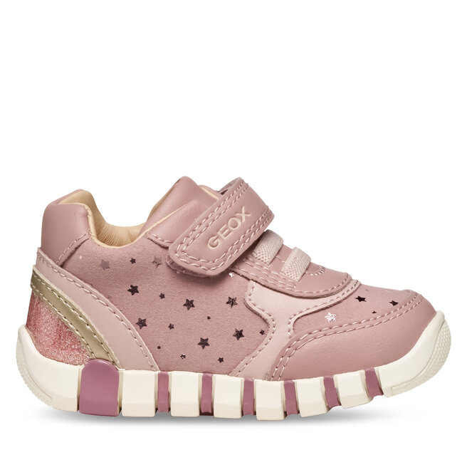 Sneakersy Geox B Iupidoo Girl B5658B 0DHBC C8A2U Różowy