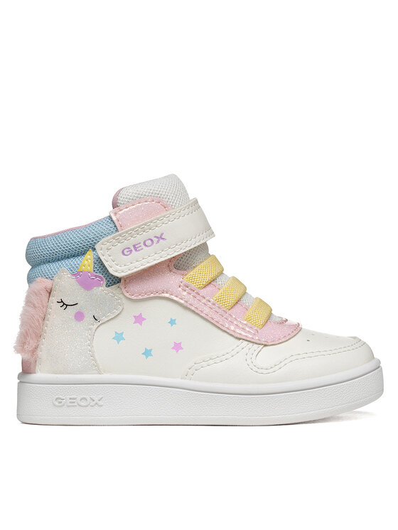 Geox Sneakersy B Eclyper Girl B665MB 0BCQ6 C0406 M Biały