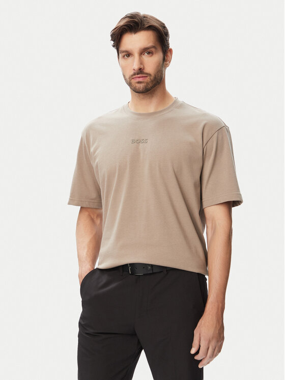 BOSS T-Shirt Tee 10 50519368 Zielony Relaxed Fit