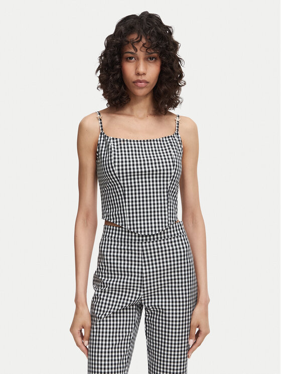 Guess Top W6YH94 W4487 Czarny Slim Fit