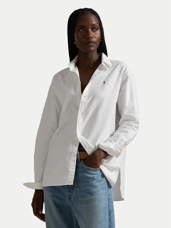 Polo Ralph Lauren Koszula 211956604001 Biały Relaxed Fit