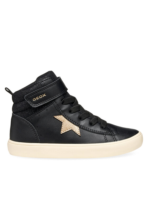 Geox Sneakersy J Gisli Girl J564NC 054AS C9BB5 M Czarny