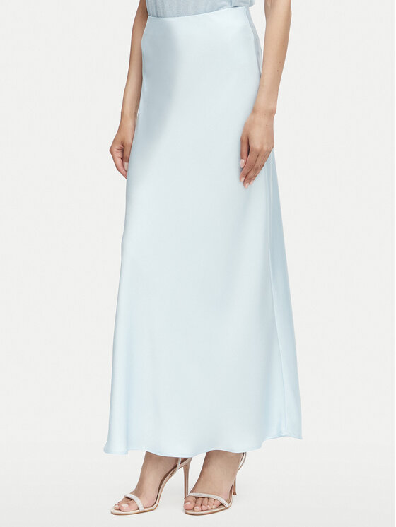 Vero Moda Spódnica maxi Livia 10350079 Niebieski jasny Regular Fit