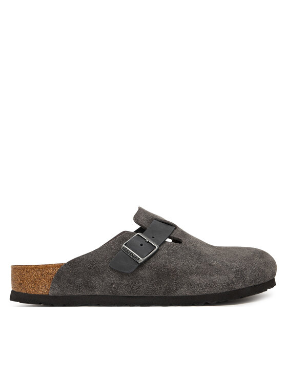 Birkenstock Klapki Boston 1032471 Szary ciemny