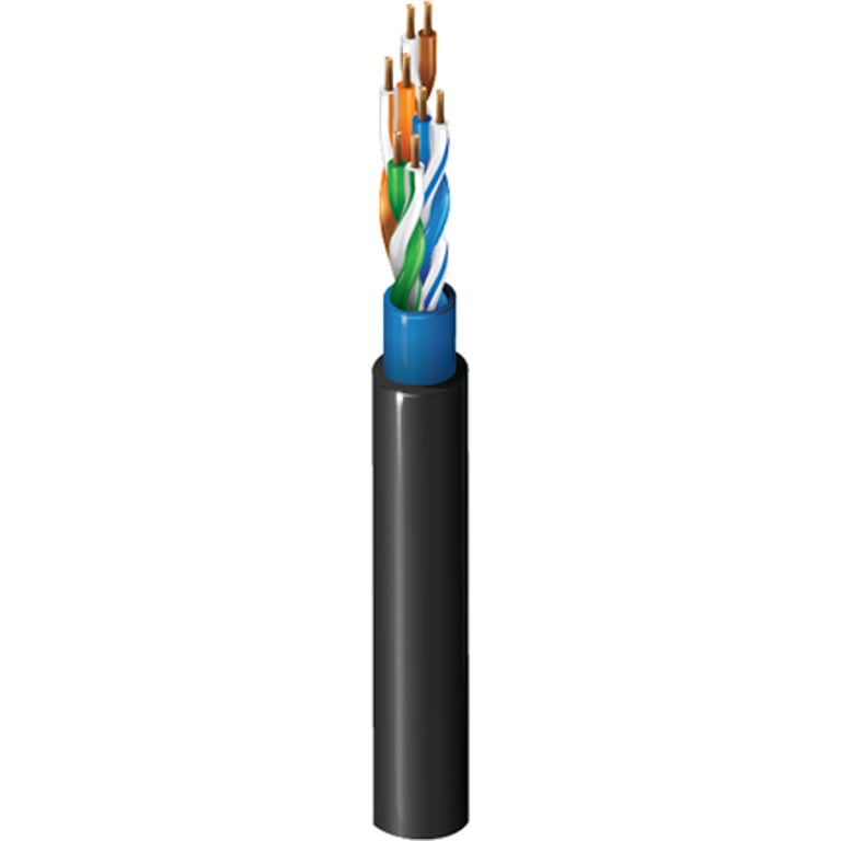 Belden 1305A B59500 kabel sieciowy Czarny 152,4 m Cat5e