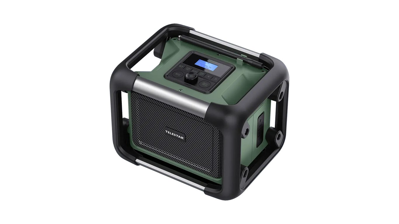 Telestar 5700003 radio Internet Cyfrowy Czarny, Zielony