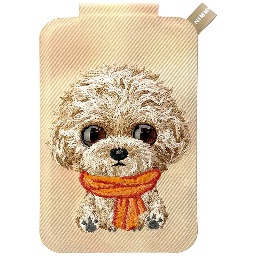 Magnetyczny portfel stojak na telefon Nimmy New Big-Eye Cute Pets 2.0 Dog brązowy