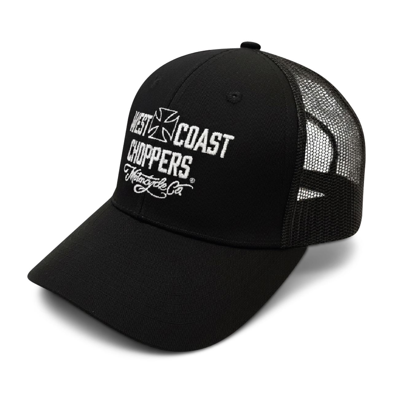 Czapka Trucker 6-Panel West Coast Choppers Motorcycle Co. CzarnyOnesize