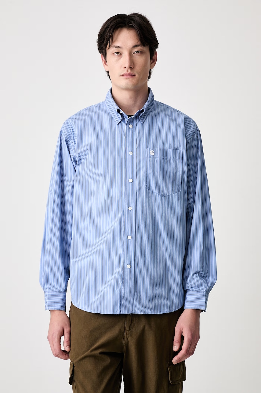 Carhartt WIP L/S Keene koszula bawełniana męska
