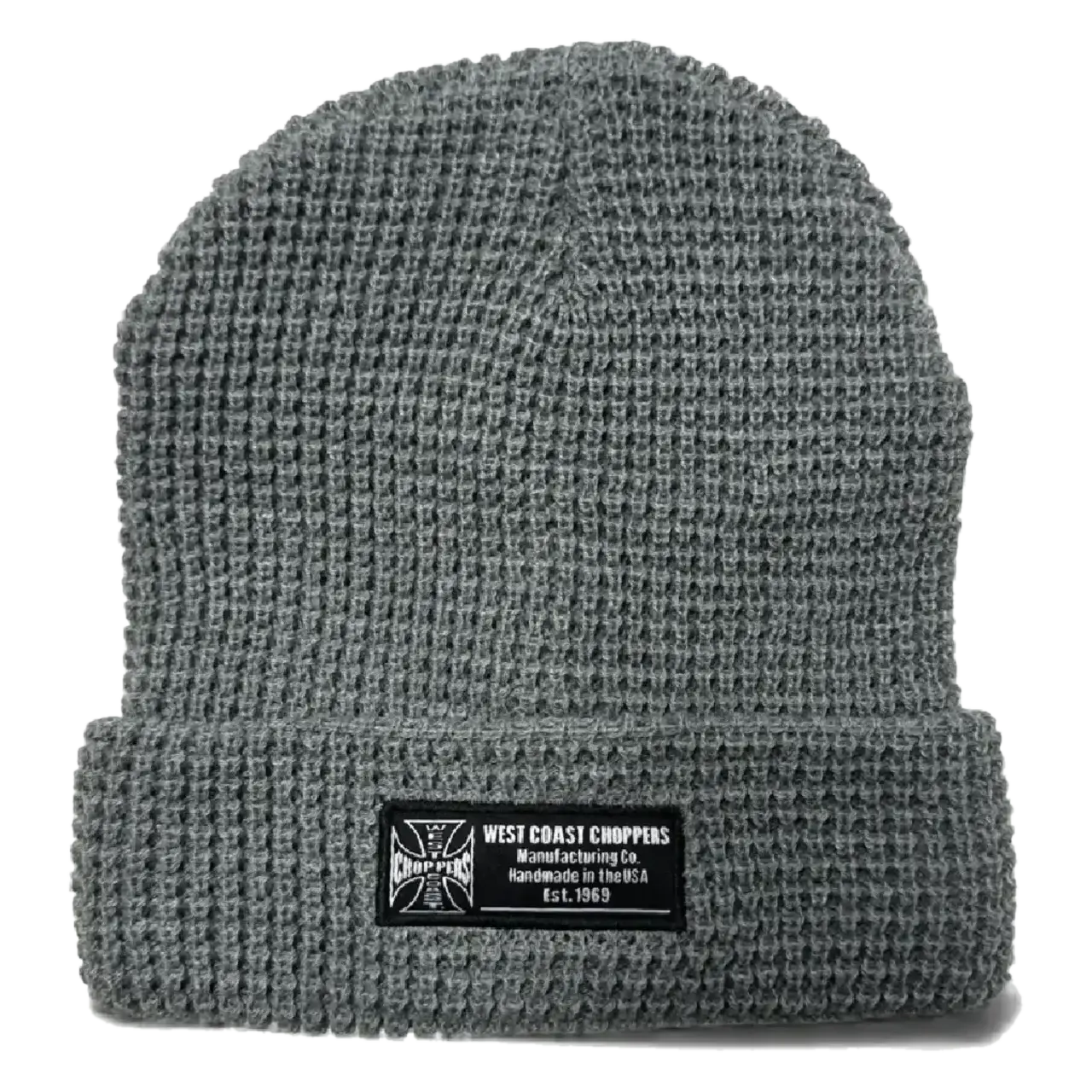 Czapka West Coast Choppers Waffle Cuff Beanie SzaryOnesize