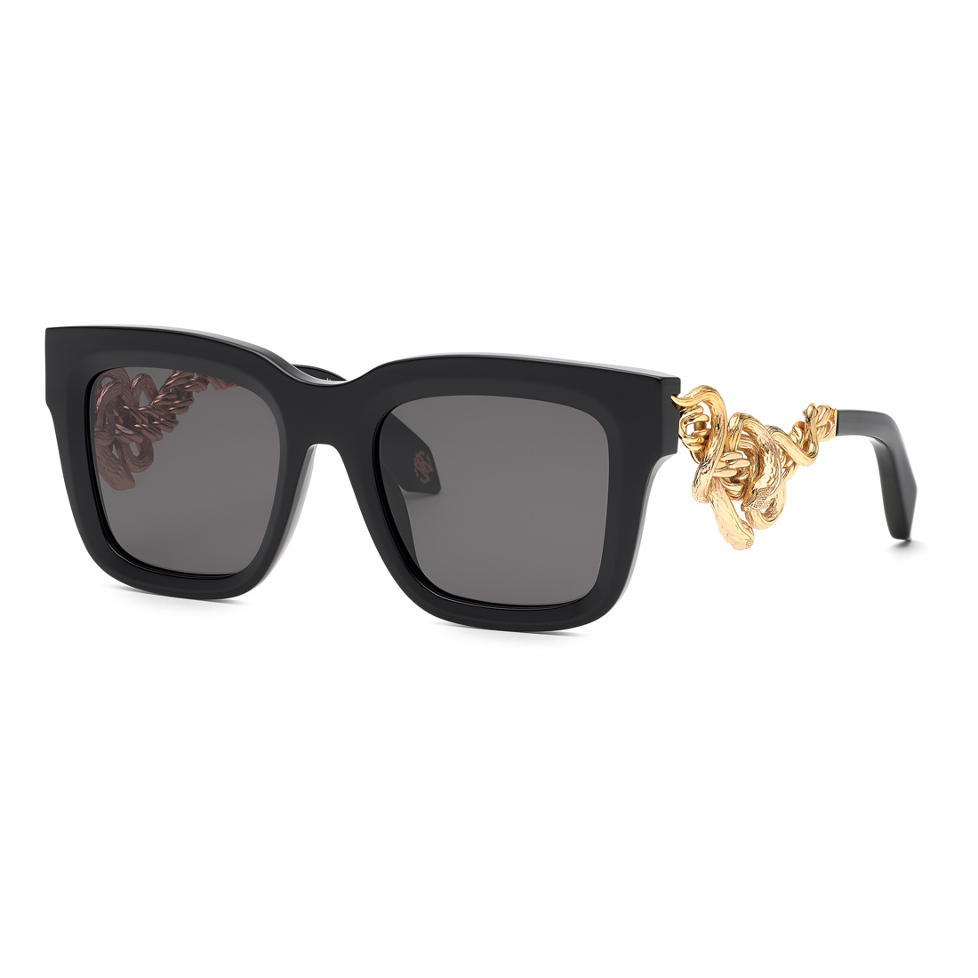 Okulary ROBERTO CAVALLI SRC041M520700. Okulary przeciwsłoneczne, Kolor czarny. Unisex.