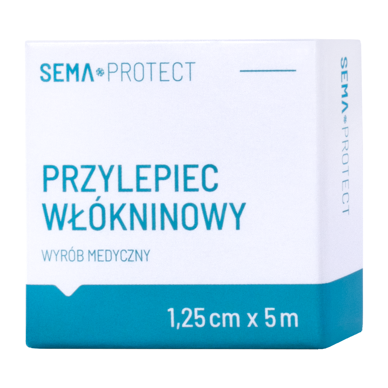 SEMA Protect, przylepiec włókninowy, 1,25 cm x 5 m, 1 sztuka