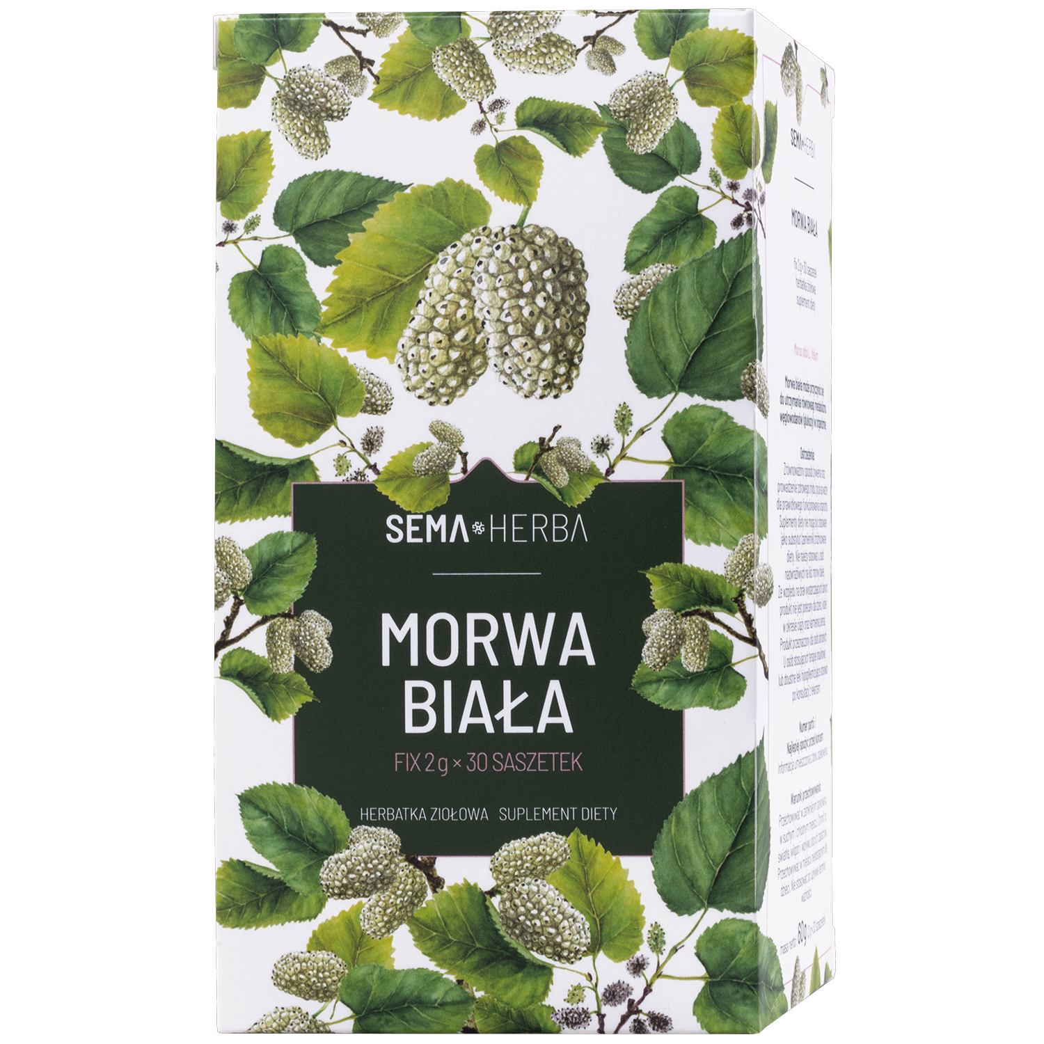 SEMA Herba Morwa biała Fix, 2 g x 30 saszetek