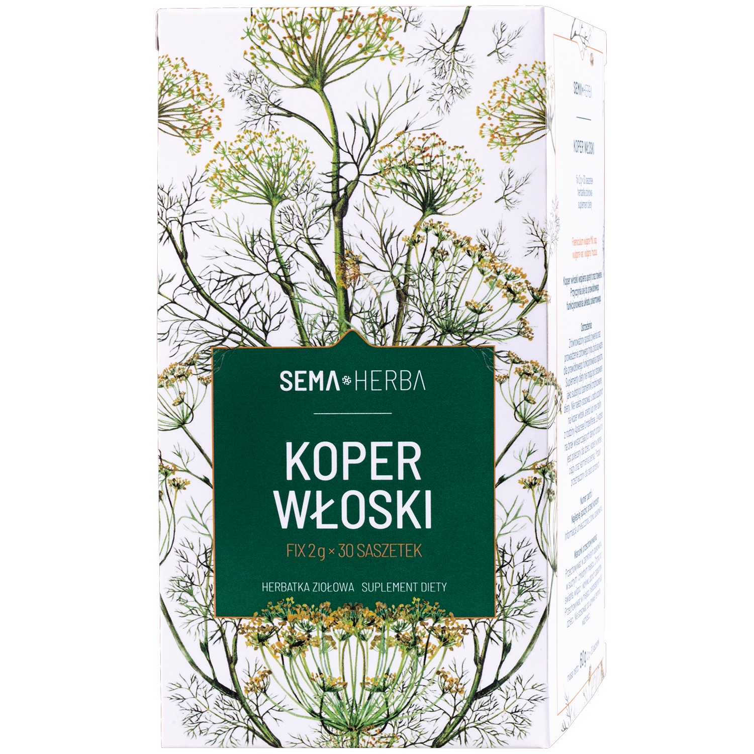 SEMA Herba Koper włoski Fix, 2 g x 30 saszetek