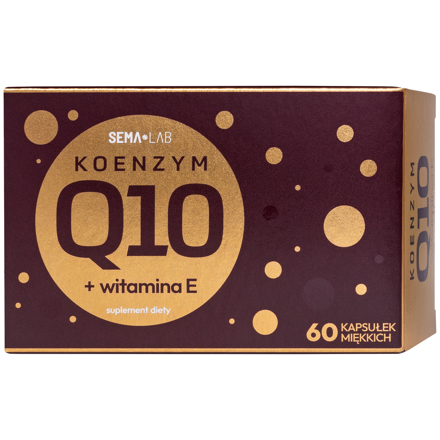 SEMA Lab Koenzym Q10 + witamina E, 60 kapsułek