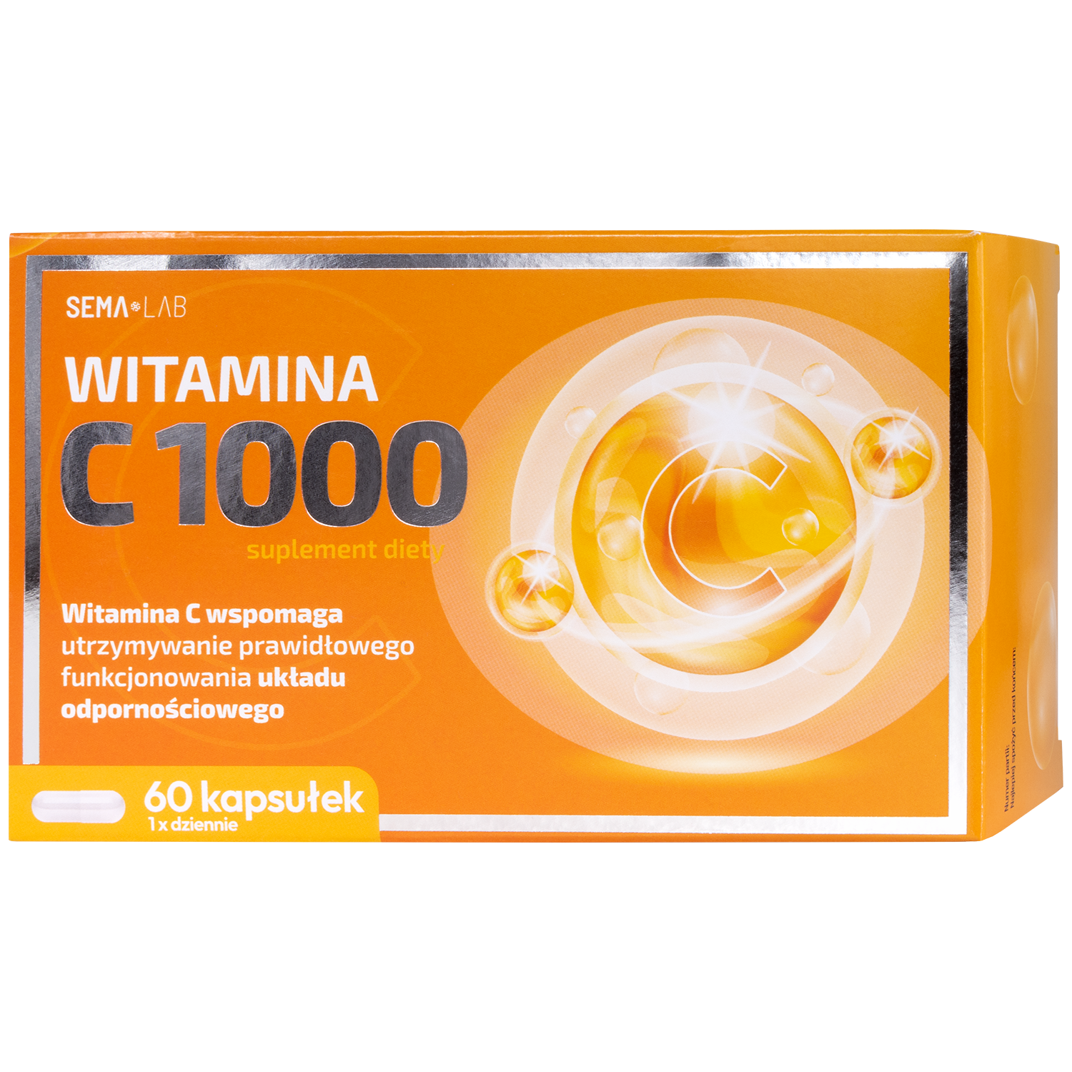 SEMA Lab Witamina C 1000, 60 kapsułek