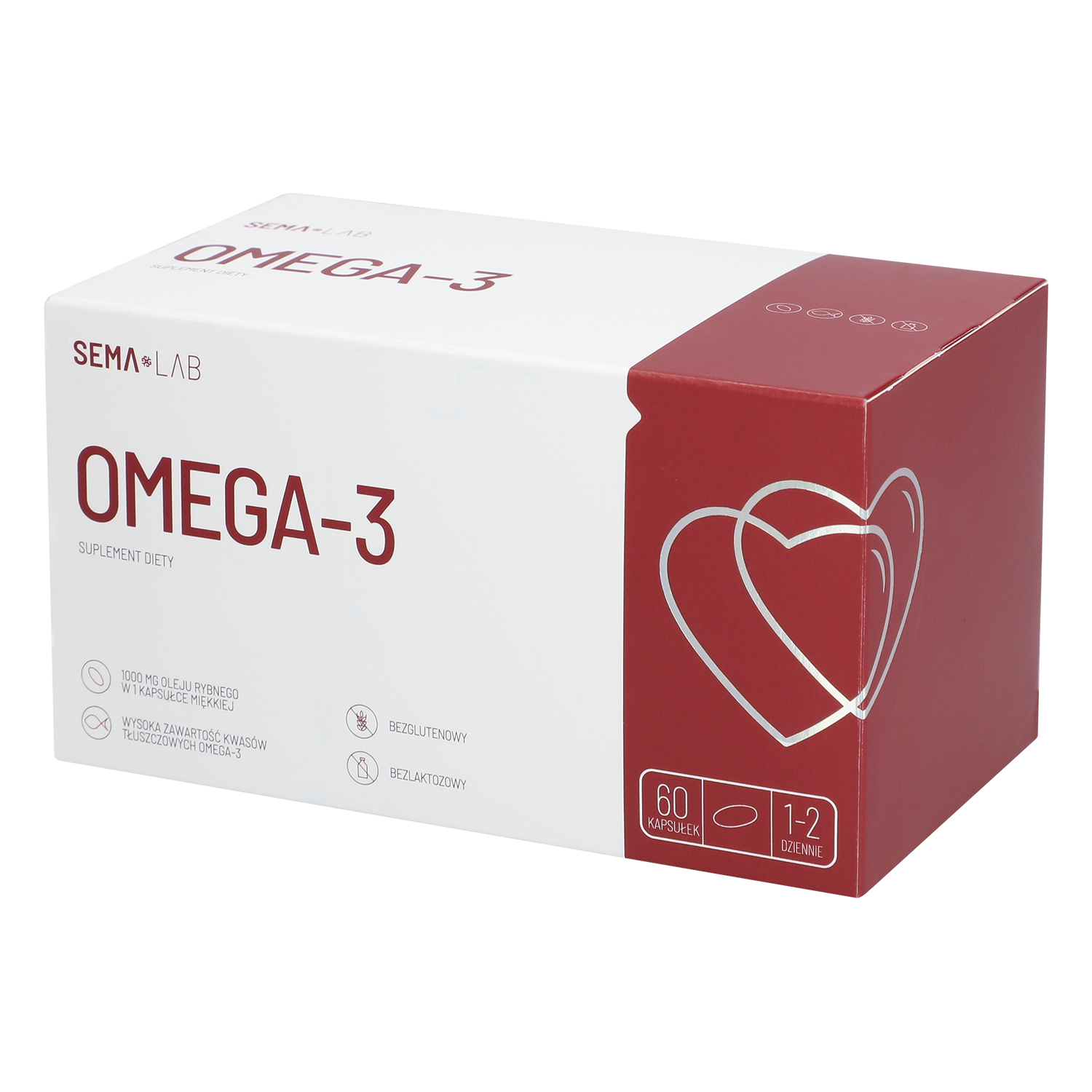SEMA Lab Omega-3, 60 kapsułek