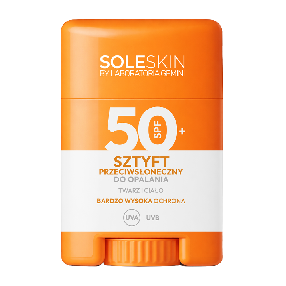 Soleskin, sztyft ochronny do twarzy i ciała, SPF 50+, 20 g