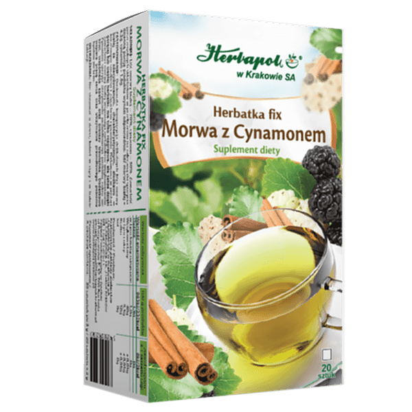 Herbapol Morwa z Cynamonem, herbatka fix, 2 g x 20 saszetek