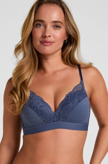 Hunkemöller Biustonosz usztywniany bez fiszbin Sophie Niebieski