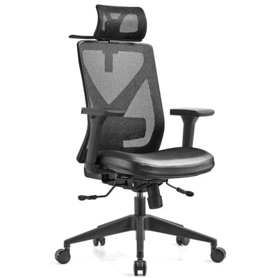HELL'S CHAIR Fotel biurowy Ergonoble 3056 Czarny