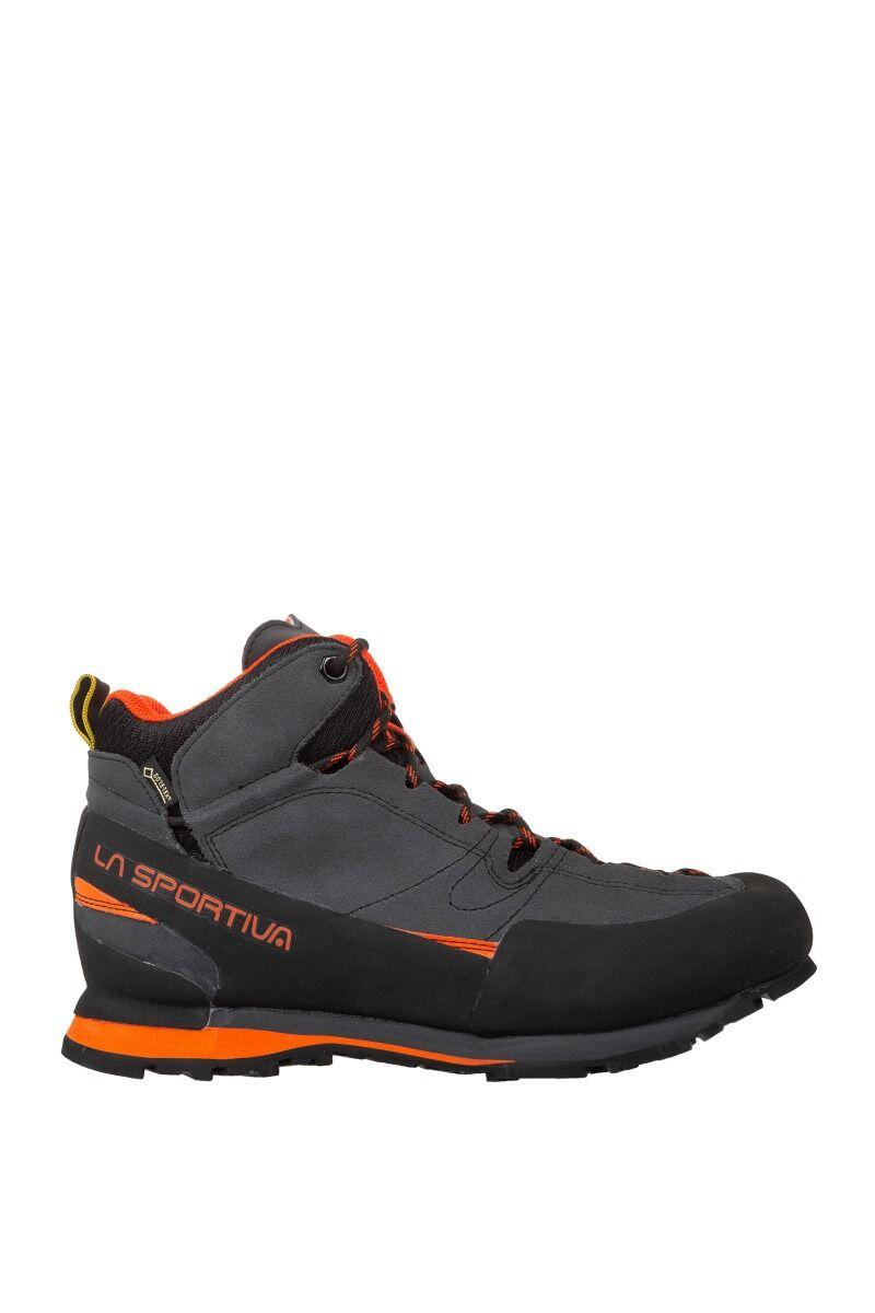 Buty trekkingowe męskie La Sportiva Boulder X Mid szaro-pomarańczowe 17E900304