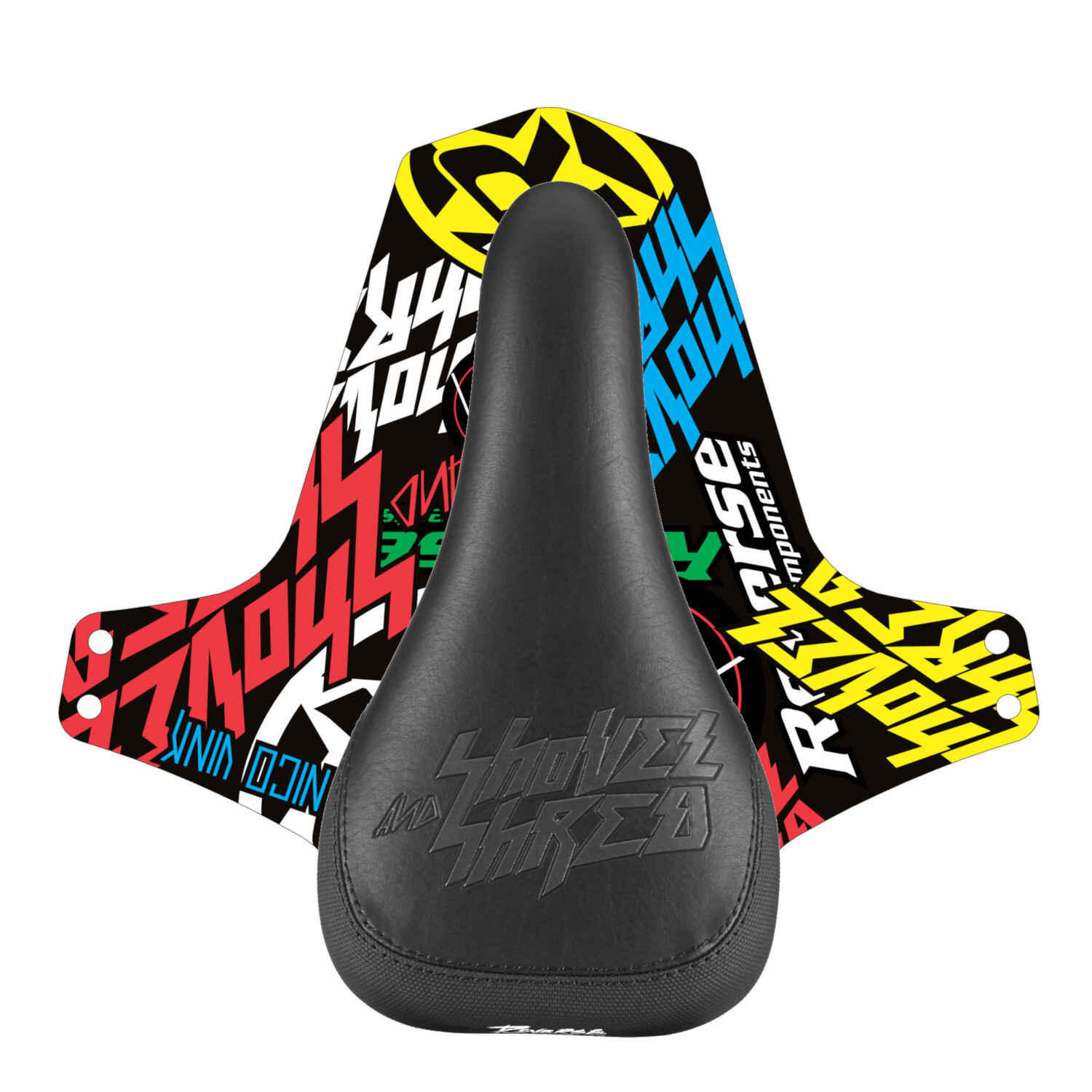 Reverse Reverse Nico Vink Shovel & Shred Siodełko, black/stealth  2021 Siodełka Downhill, Freeride, Dirt i BMX 40331