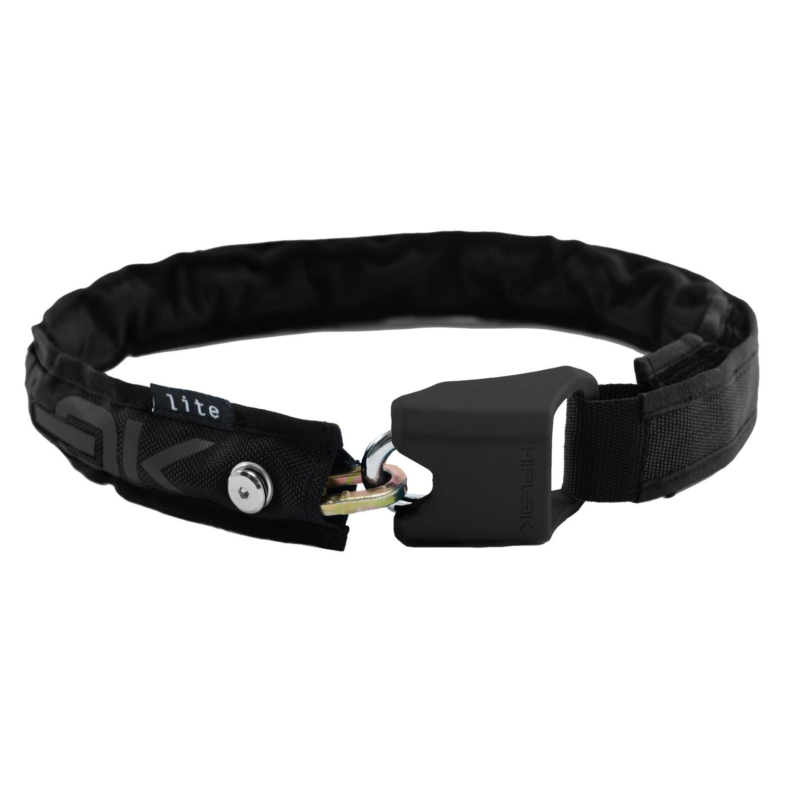 Hiplok Hiplok Lite Łańcuch rowerowy z zamkiem, black 2020 Łańcuchy HL-LOC-0020/566/nos