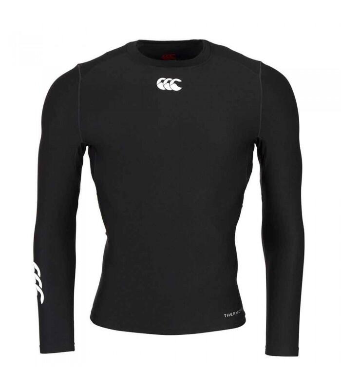 Canterbury mężczyzn thermoreg Long Sleeve Base Layer, czarny, XL E546845-989-XL