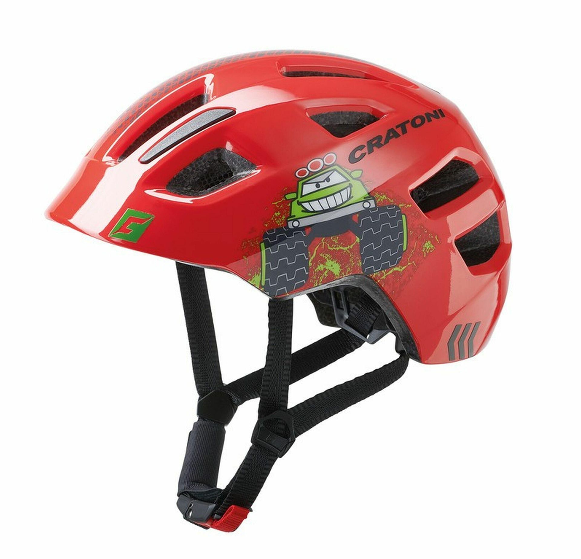 Cratoni Maxster Kask Dzieci, truck/red gloss S/M | 51-56cm 2020 Kaski dla dzieci 2015066505