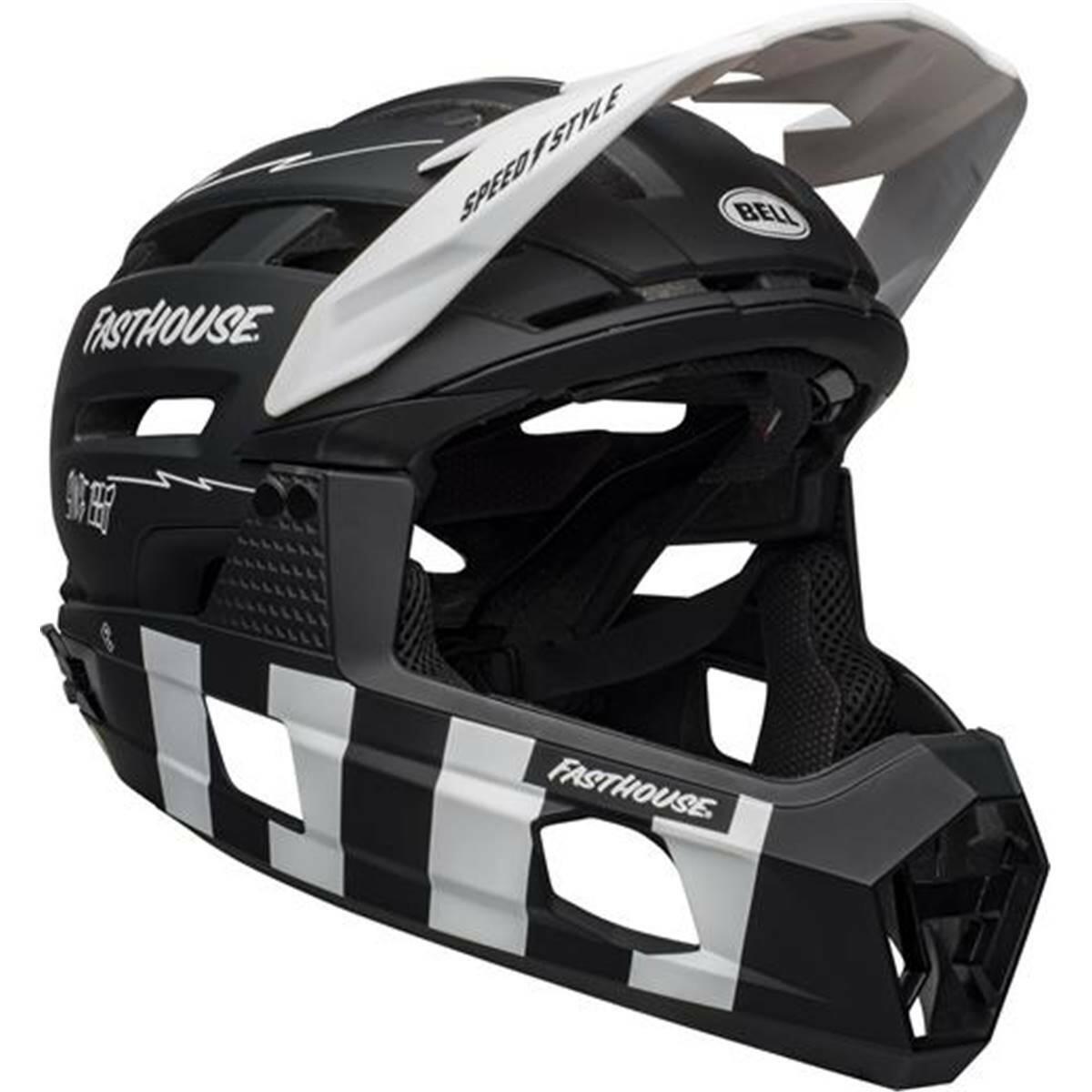 Bell Super Air R MIPS Kask, matte black/white fasthouse S | 52-56cm 2021 Kaski MTB 210218-022