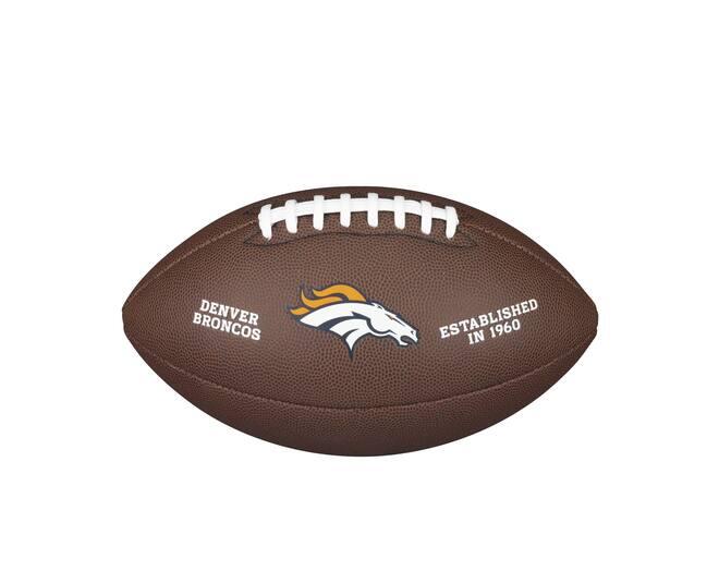Wilson NFL licenced ball DN, Denver Broncos, wtf1748 X bdn WTF1748XBDN