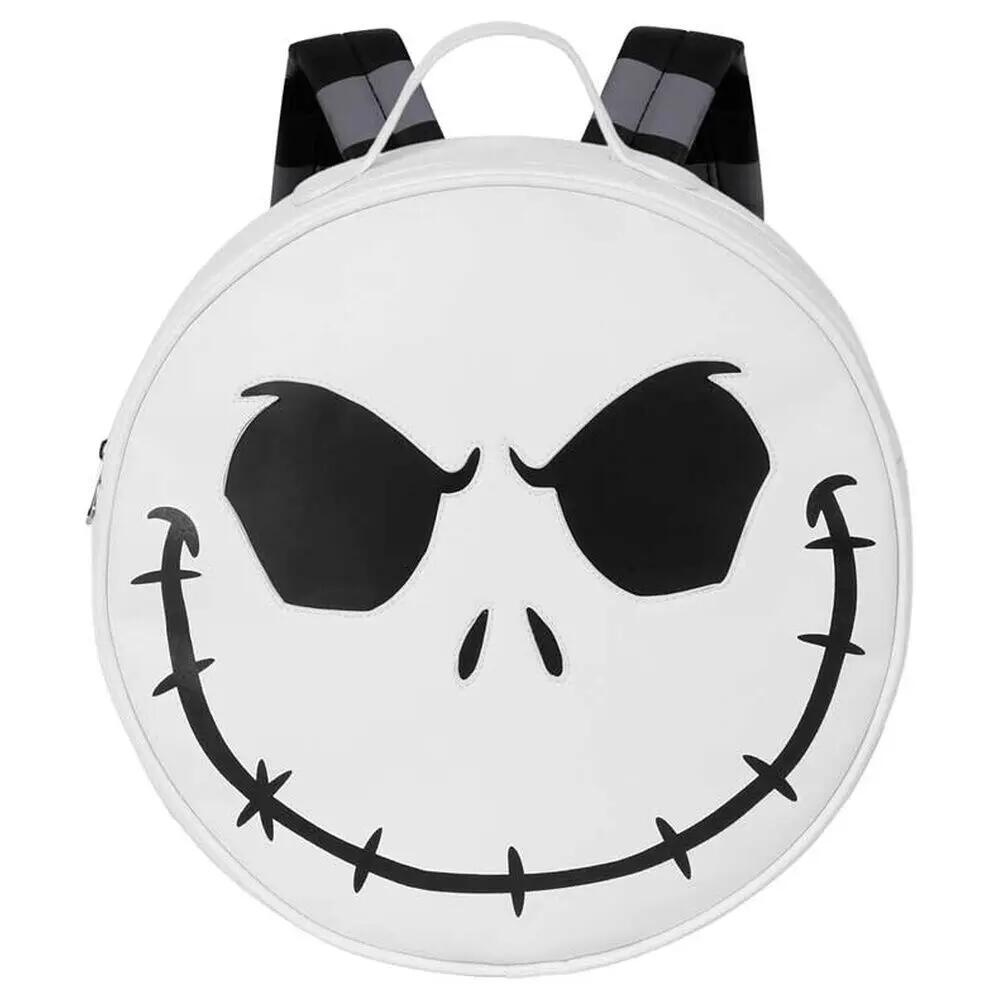 Disney Plecak 3D Mały Ogród Plecak Unisex Dzieci (1 szt.), Koszmar Przed Bożym Narodzeniem Biały, Talla única, Okrągły plecak