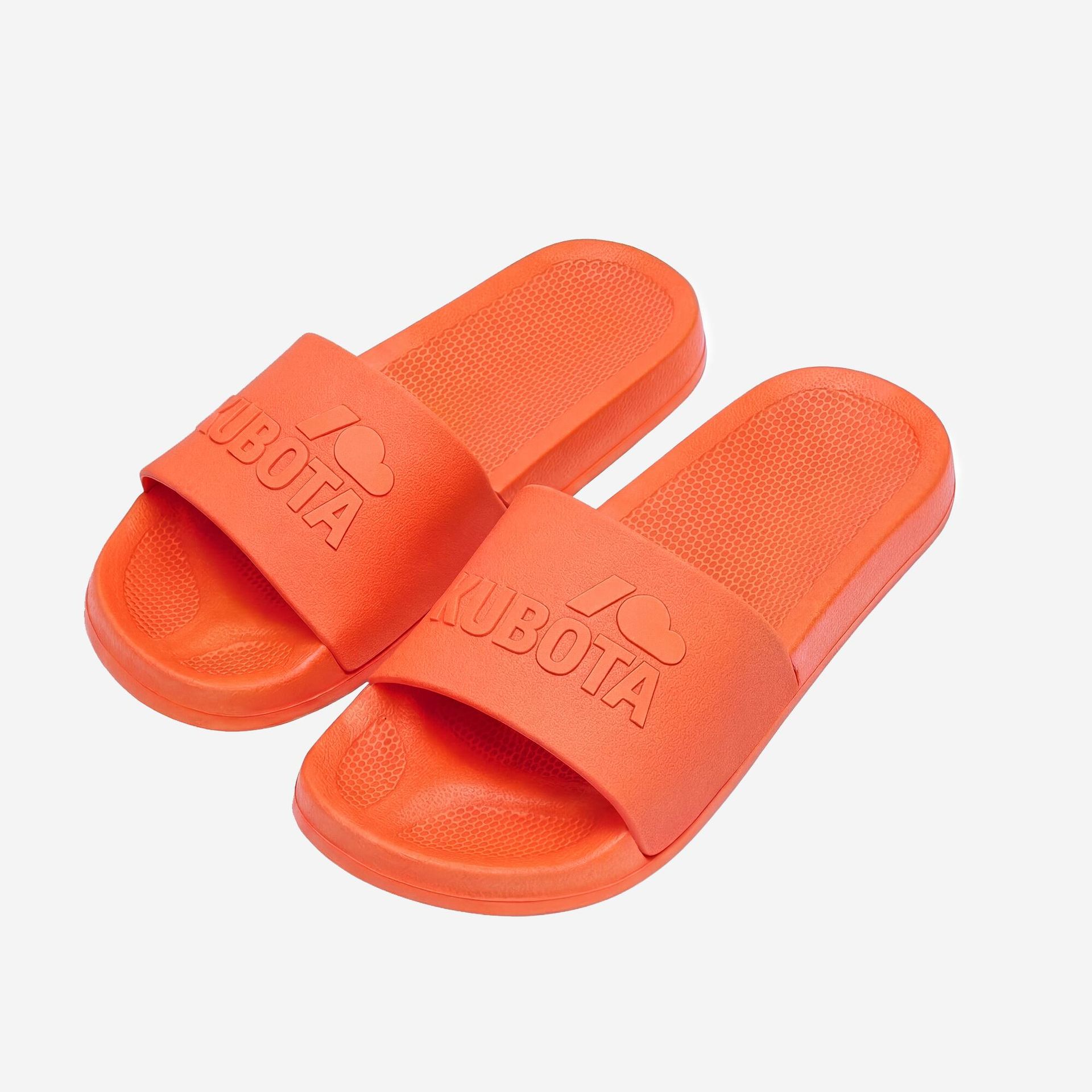 Klapki Kubota Basenowe Basic Plain Pomarańczowe