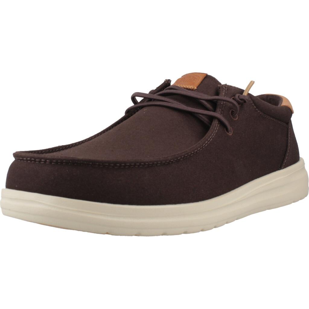 Buty HEY DUDE PAUL CANVAS Brązowy