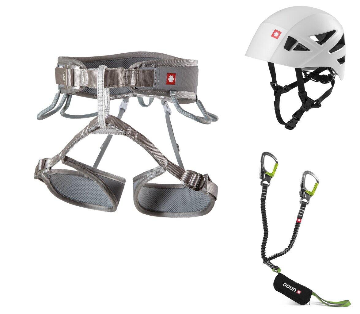 Zestaw Ferratowy Ocún Via Ferrata Twist Shard Set Rozmiar: M-XL / Kolor: szary