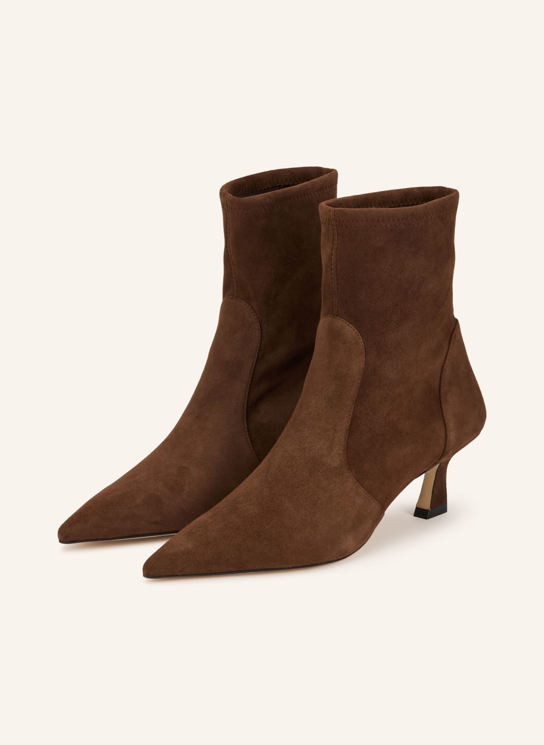 Stuart Weitzman Botki Vinnie Bootie 50 braun
