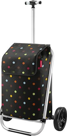 Wózek na zakupy Shopping Trolley w kolorowe kropki