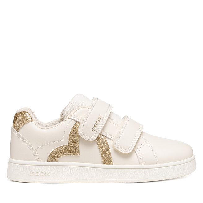 Sneakersy Geox J Eclyper Girl J66LRG 0BCKC C1M2X D Kremowy