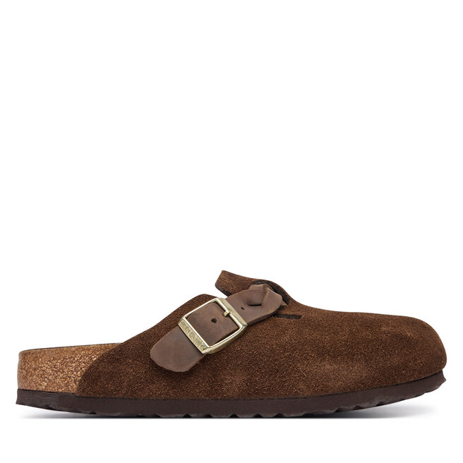 Klapki Birkenstock Boston Braided 1031716 Brązowy