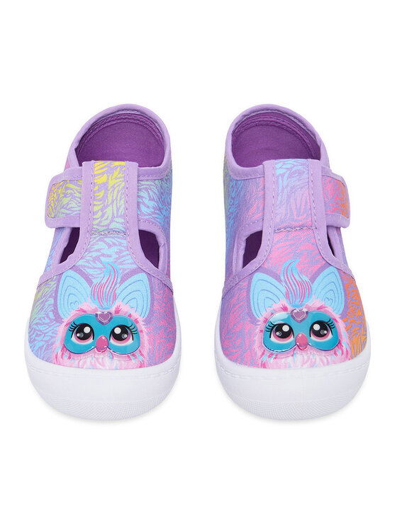 FURBY Kapcie CEO-CM-AW26-212FUR Fioletowy jasny