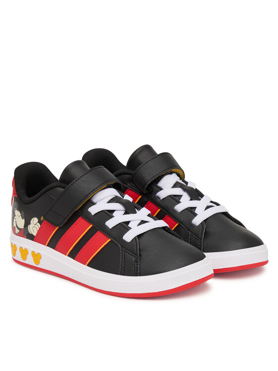 adidas Sneakersy Adidas Disney Mickey Mouse Grand Court Shoes Kids KI9187 Czarny