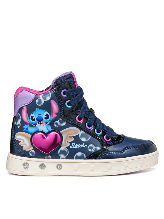 Geox Sneakersy J Skylin Girl J668WE 054AJ C4268 M Granatowy