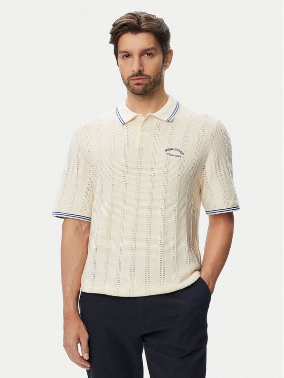 Jack & Jones Polo 12295405 Niebieski Regular Fit